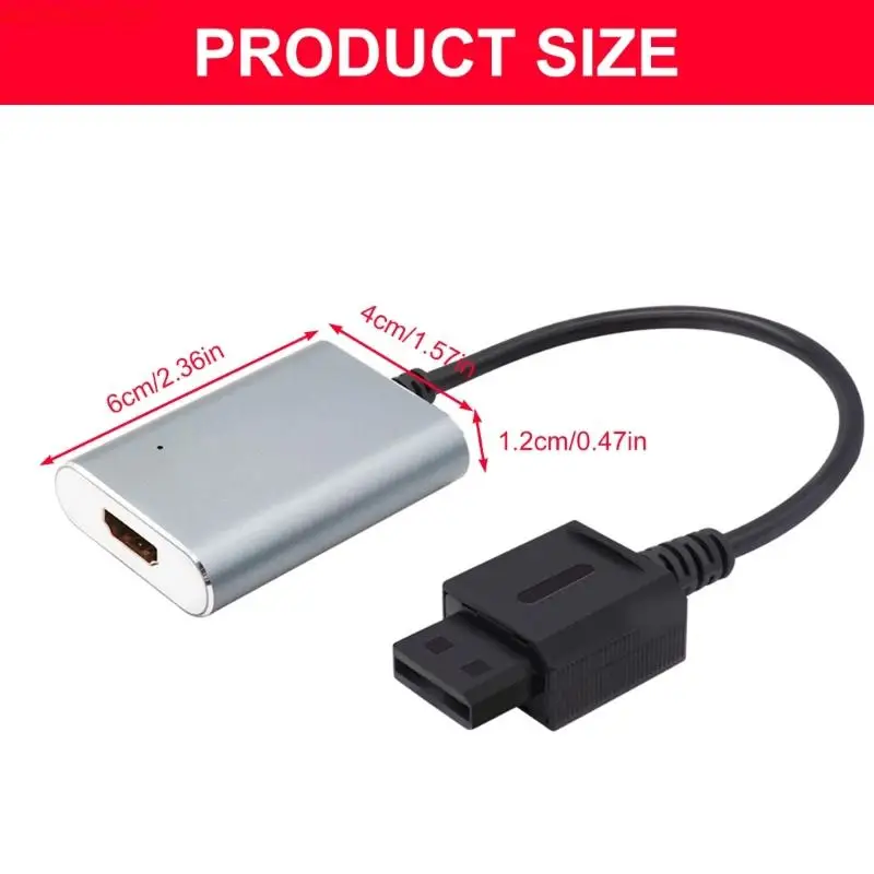 Adaptador E8BA com adaptador indicador para conversor console para HDTV
