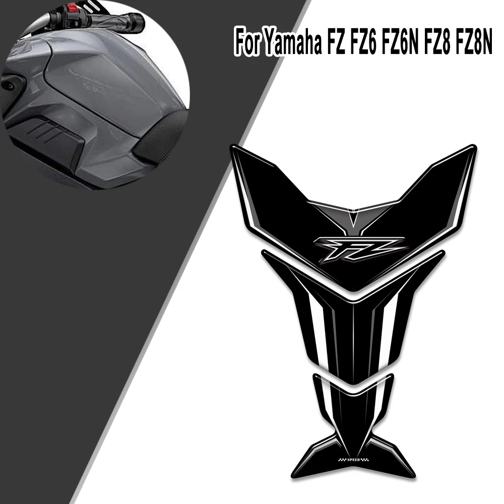 For Yamaha FZ FZ6 FZ6N FZ8 FZ8N FZ1 FZ1000 FZ07 FZ09 FZ10 Motorcycle Tank Knee Pad Stickers Anti-Slip Protector Guard Decals Kit