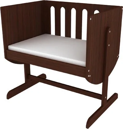 Cubby Plan LMBN-002 Hot Sale High Quality 2 in 1 New Baby Furniture Bassinet Wooden Baby Cradle