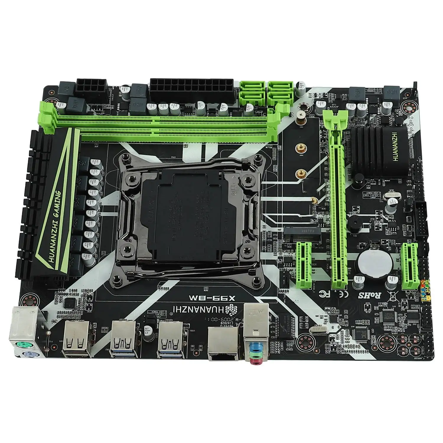 

HUANANZHI X99-8M Motherboard Slot LGA2011-3 USB3.0 NVME M.2 SSD Support DDR4 REG ECC Memory and Xeon E5 V3 V4 Processor