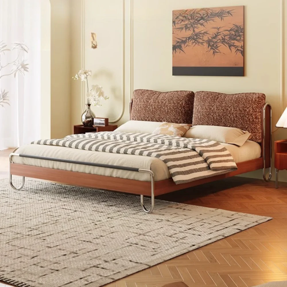

180x200 Luxury Bed Double Minimalist Modern King Size Bed Headboards Sleeping Letto Matrimoniale Home Furniture Decoraction