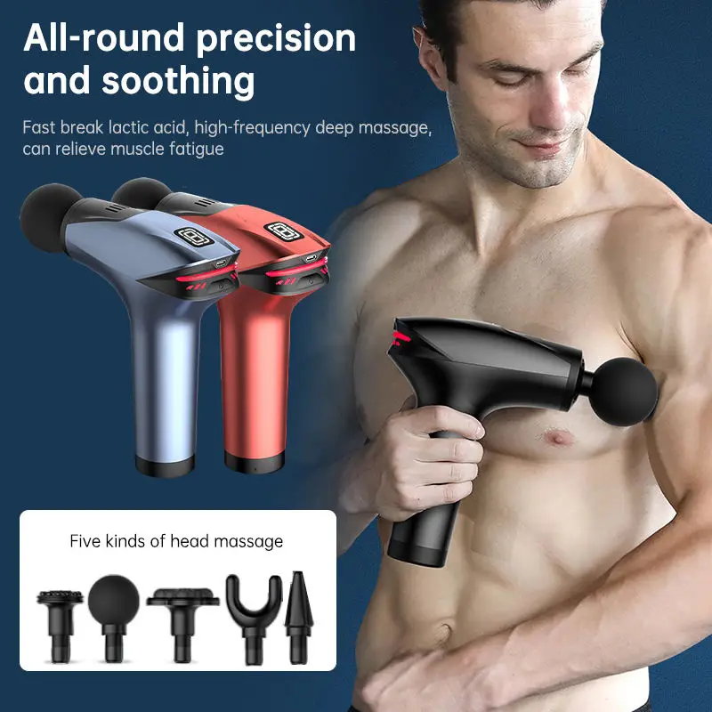 Good Quality Body Mini Electric Muscle Massage Gun Deep Tissue Facial Gun Massager