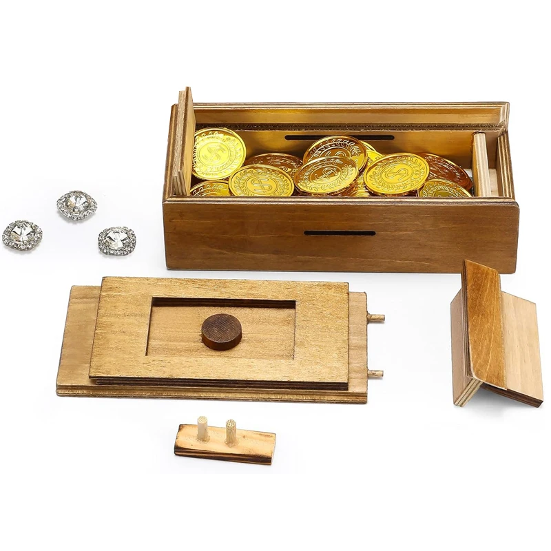 Tajne pudełka na puzzle z ukrytymi przegródkami łamigłówki dla dorosłych dzieci kreatywne gotówka pomysły na prezenty świąteczne Juegos De Ingenio