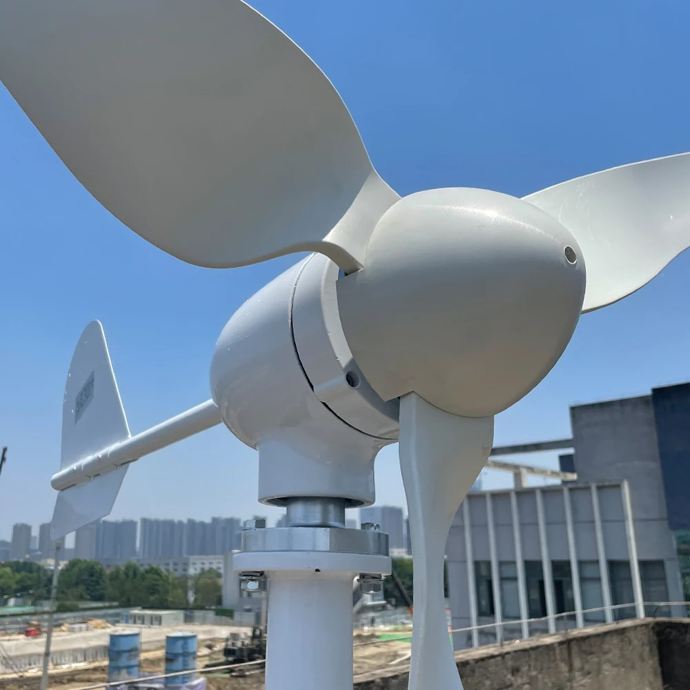 China Factory 8000W Wind Turbine Generator With Waterproof Wind Controller for Home Use Low Start-up Windmill Speed