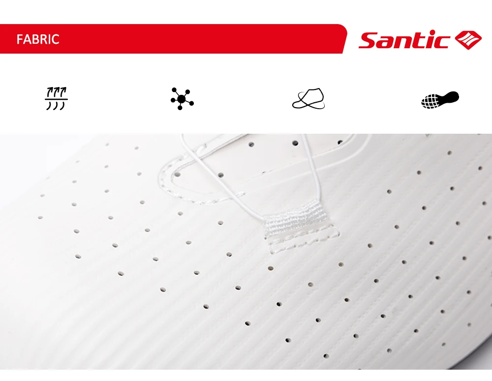 Santic Carbon Faser Rennrad Schuhe Professionelle Radfahren für Männer Racing SPD Stollen Rennrad Lock Schuhe WZS24043 – Detail 5