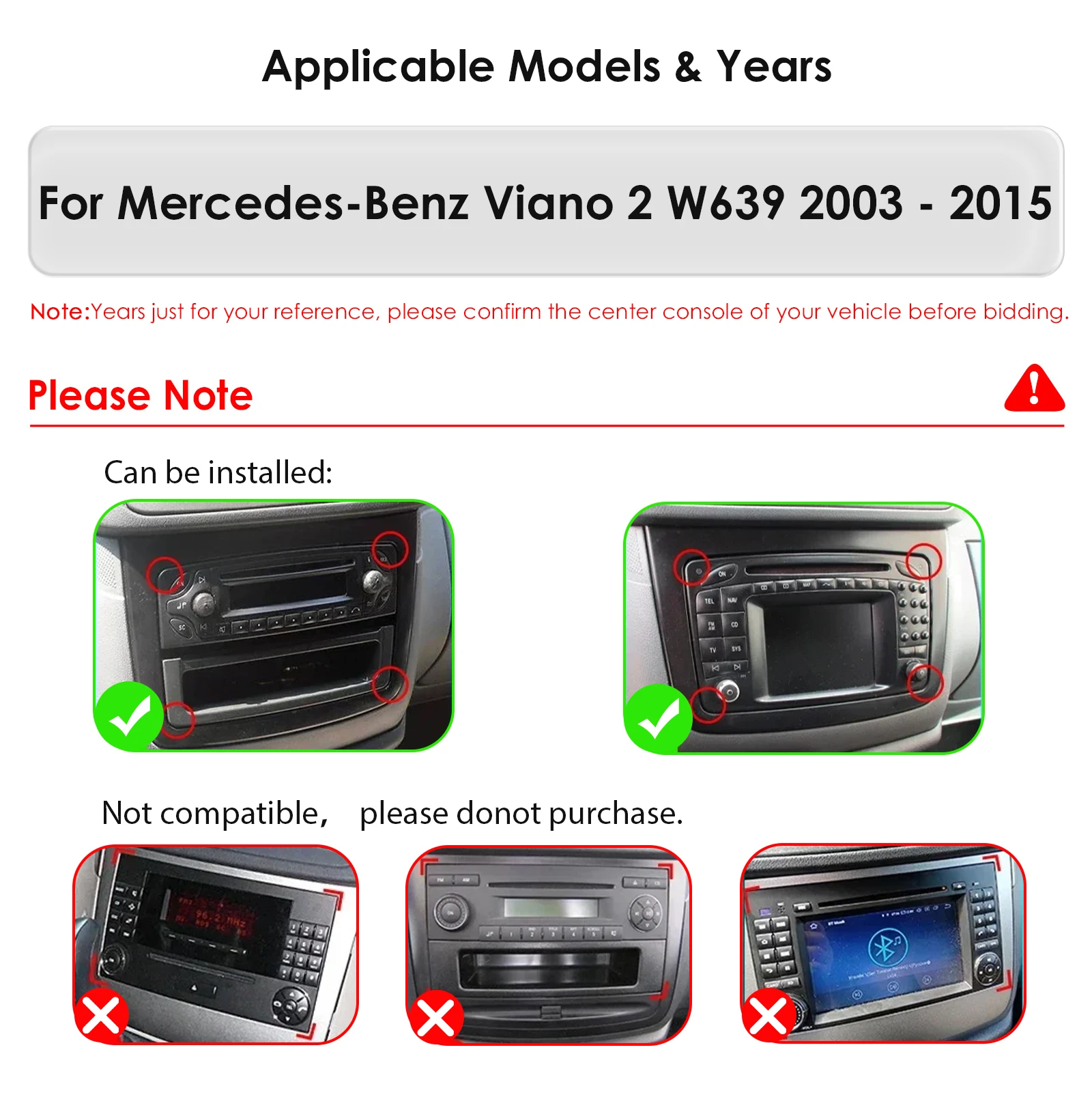 Hizpo Android 14 Car Multimedia Player For Mercedes-Benz Viano 2 W639 2003 - 2015 Carplay 360Camera By Snapdragon 6115