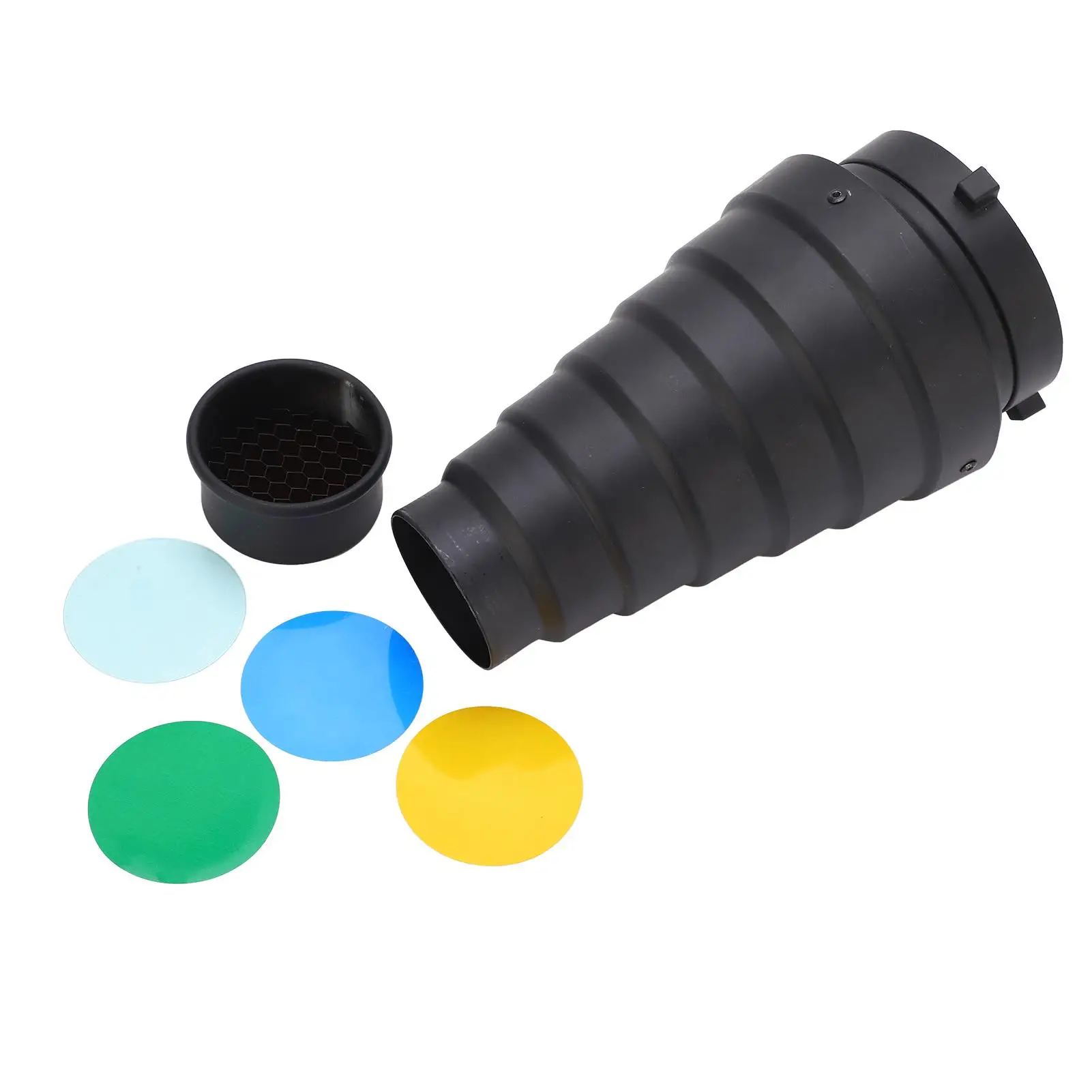 Professional Optical Conical Snoot for Precision Photography with Heavy Shadow Effects