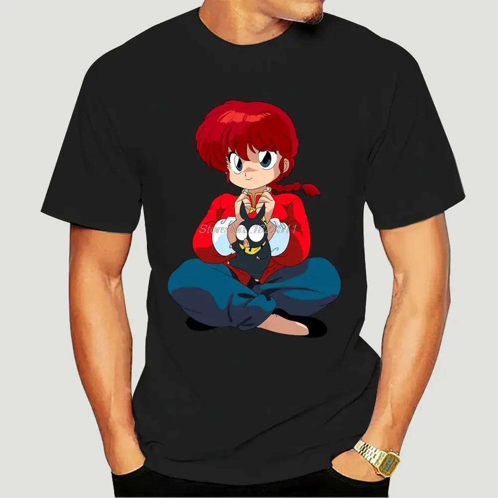 Anime Ranma Nibun-no-Ichi T Shirt Short Sleeve Men T-shirts Oversized Tees Tops Harajuku Streetwear