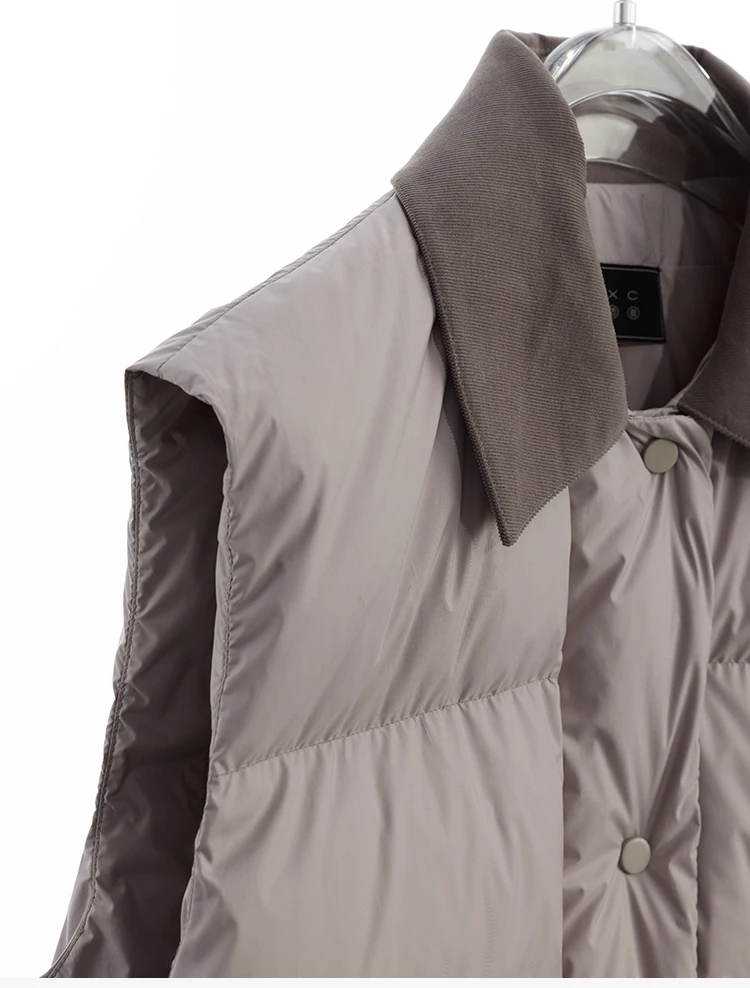 Goose Down~Women's Vest, Warm down Sleeveless Top, Slim-Fit Vest for Petite Figures, New Winter Style