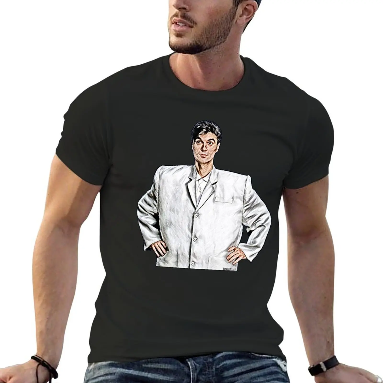 David Byrne Big Suit T-Shirt cute clothes animal prinfor boys funnys anime figures men workout shirt