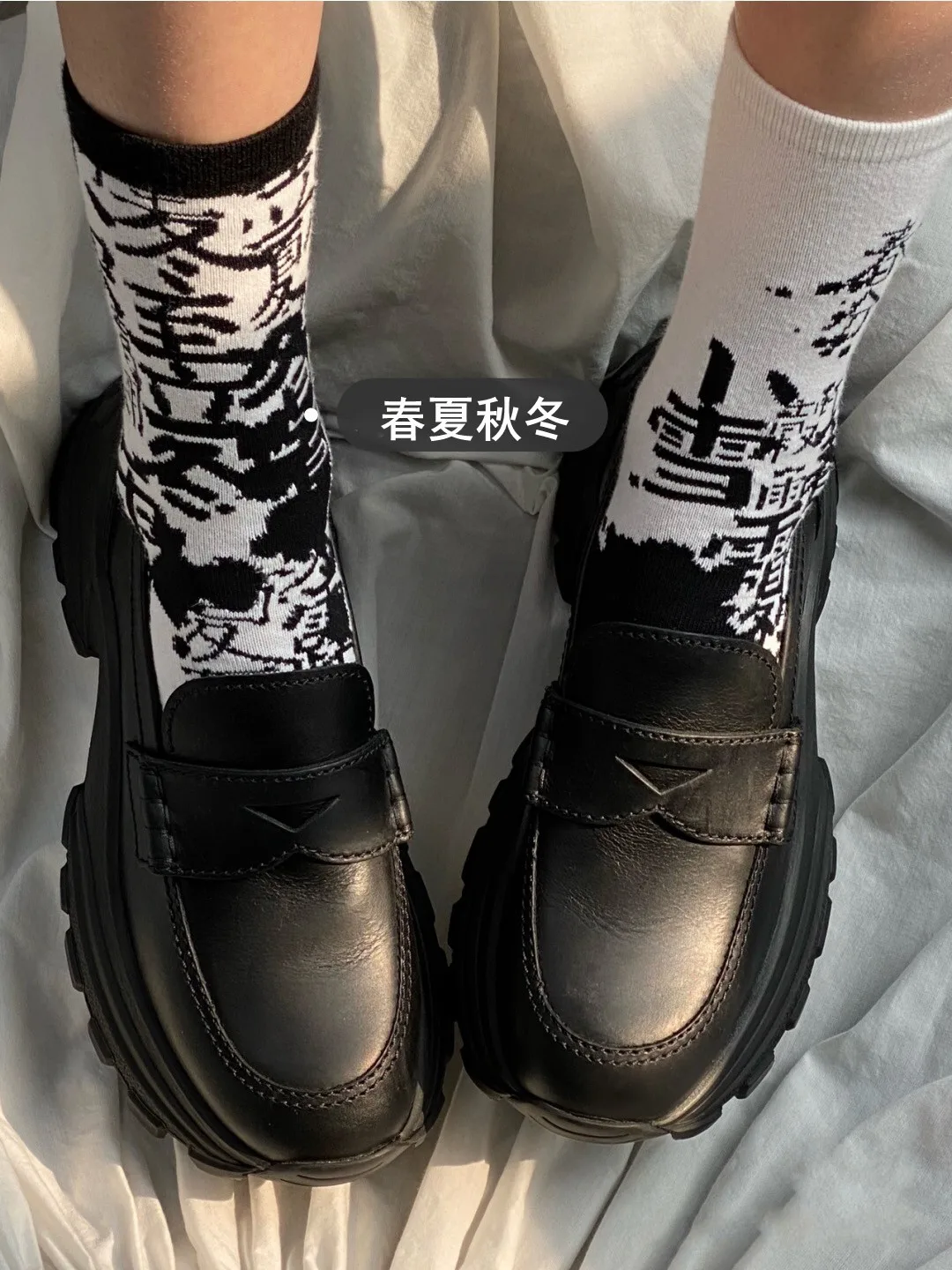 Socks Two Finger Women Men Cotton Art Design Color Printed Long Deodorant Kawaii Harajuku Designer Japanese Clog Split Toe Socks