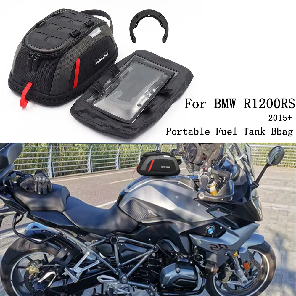 

For BMW R1200RS 2015+ Quick Release Fuel Tank kits Accessories Fuel Tank Bag Waterproof R 1200 RS Portable Fuel Tank Bbag