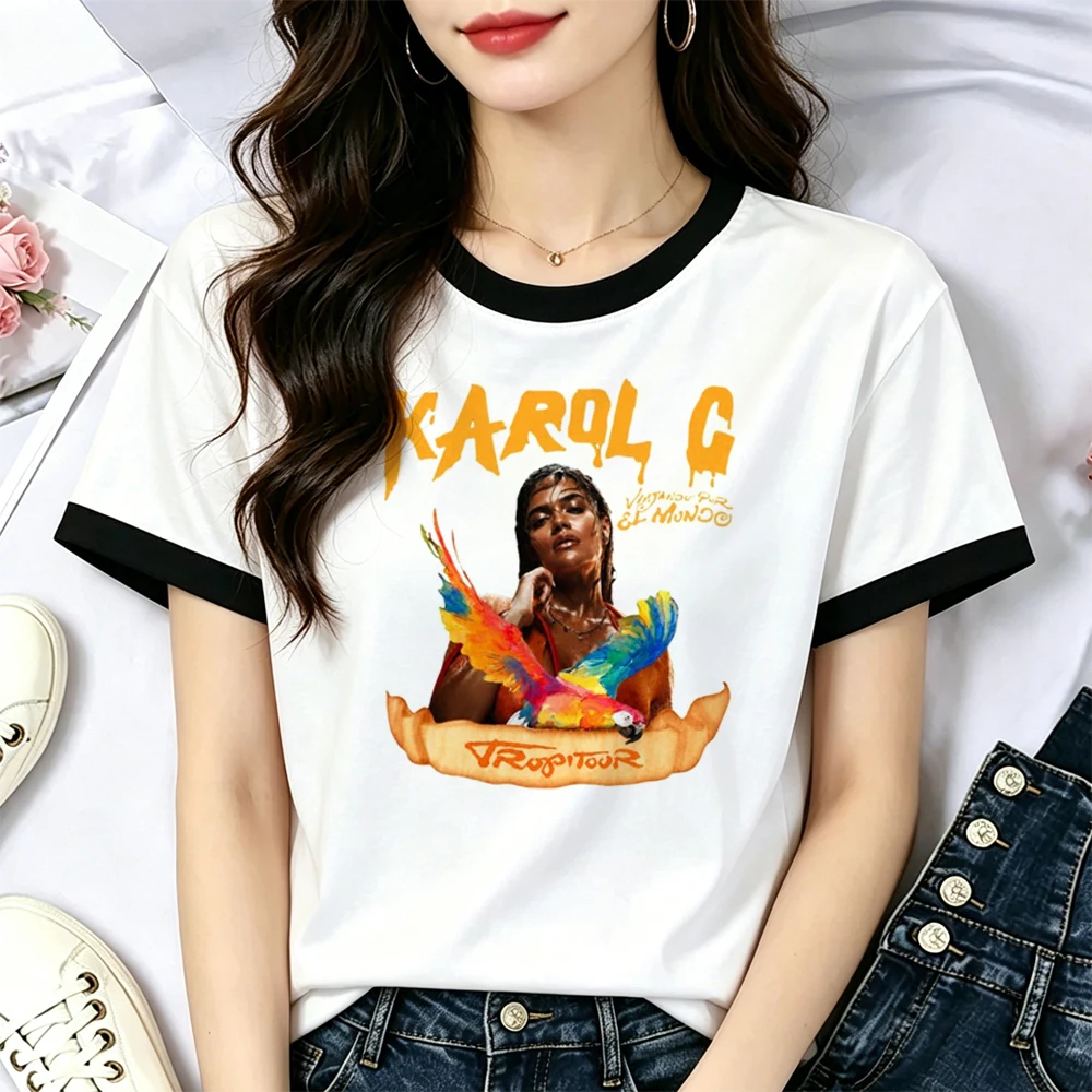 Karol g 티셔츠 십대 그래픽 사이키델릭 스트리트웨 - Summer Clothing Teens 리뷰 및 가격