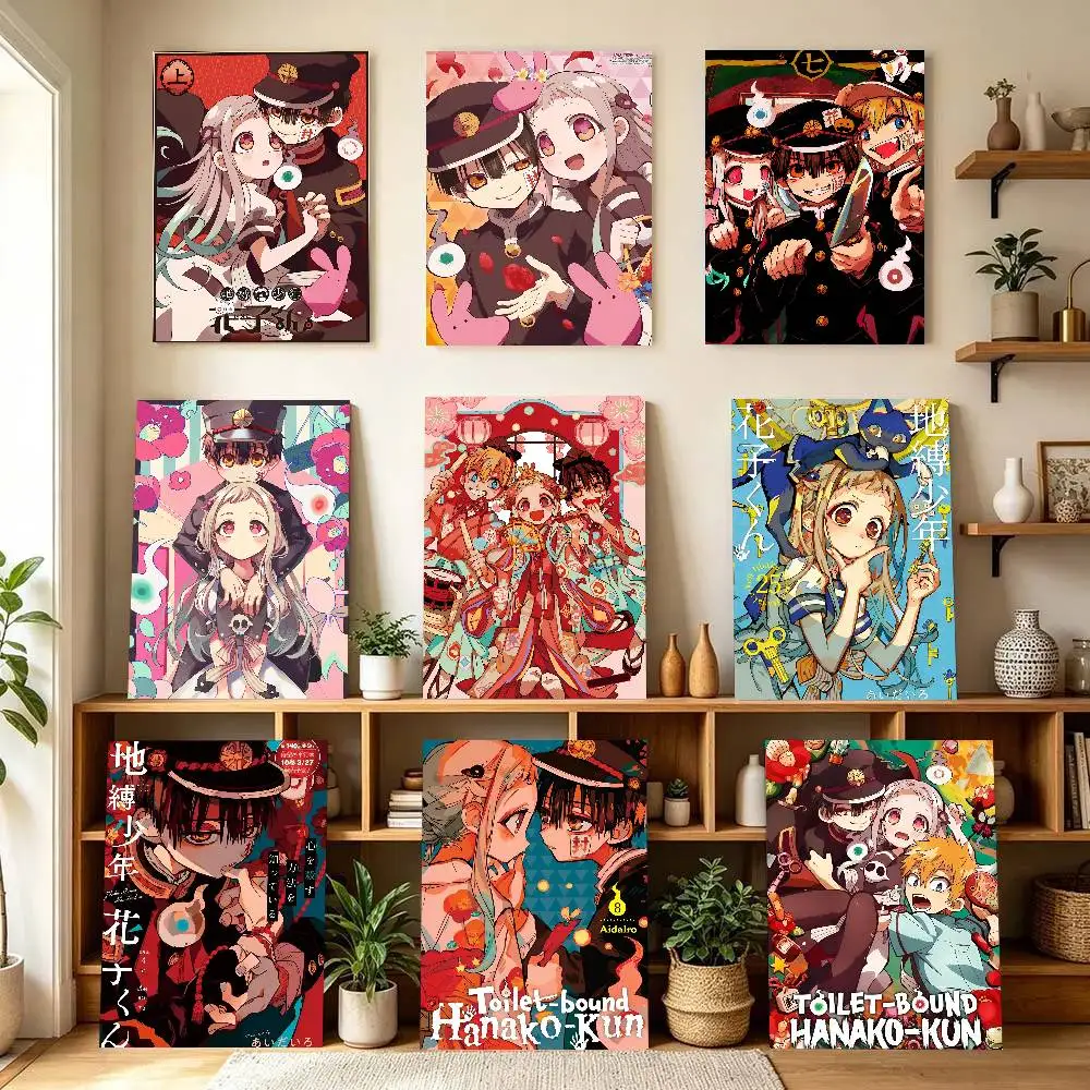 Anime T-Toilet-bound Hanako-kun Poster Self-adhesive Art Room Entrance Restaurant Wall Decor Art Painting