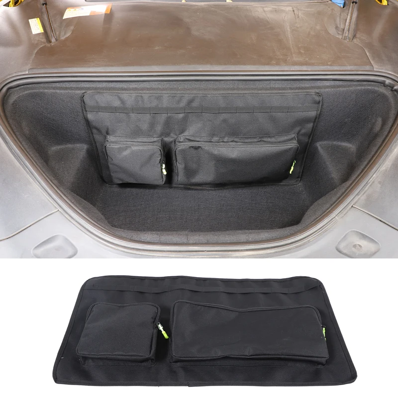 Front Trunk Storage Hanging Bag Frunk Organizer Hanging Storage Bag Car Trunk Box Stowing Tidying For Tesla Model S 2014-2026