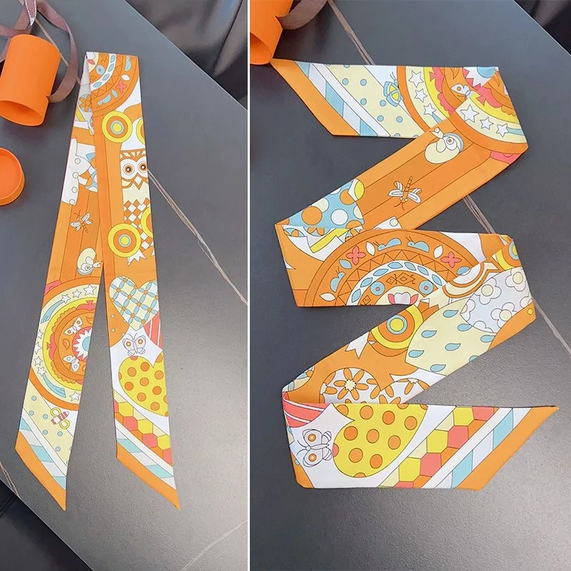 Ins موضة الحب تصميم دلو حقيبة وشاح طويل الشريط مقبض التعادل أنيق الرقبة التفاف الديكور للنساء حقائب اكسسوارات هدية