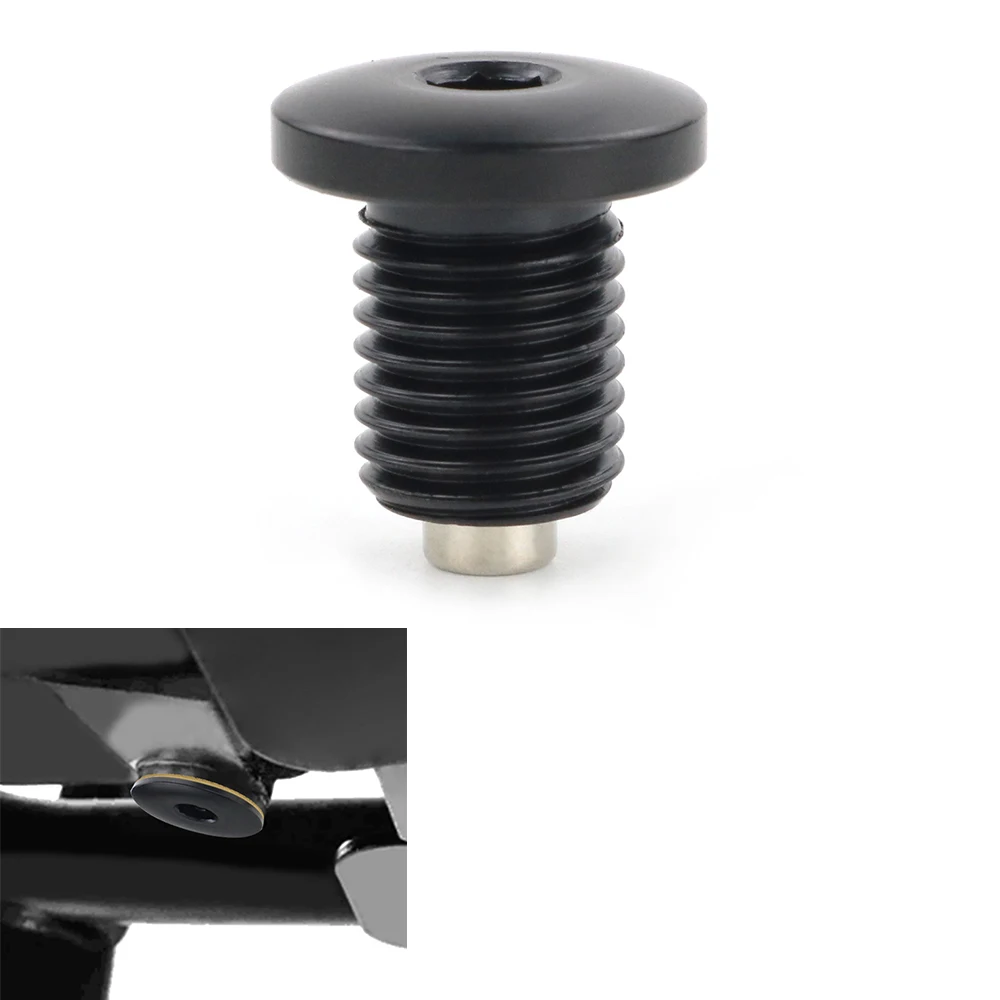 Magnetic Oil Drain Bolt Plug Screw M12*1.5 For Kawasaki Vulcan 1500 Z1000 ZR1100 ZR550 ER-6F KLX110  KLX125 ER-6N NINJA 750R