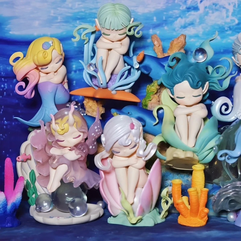 

Лидер продаж, 52 игрушки, слепая коробка, сказочная морская милая фигурка, Коллекционная игрушка, украшение для рабочего стола, подарок для фестиваля, вечеринки, игрушки, подарки