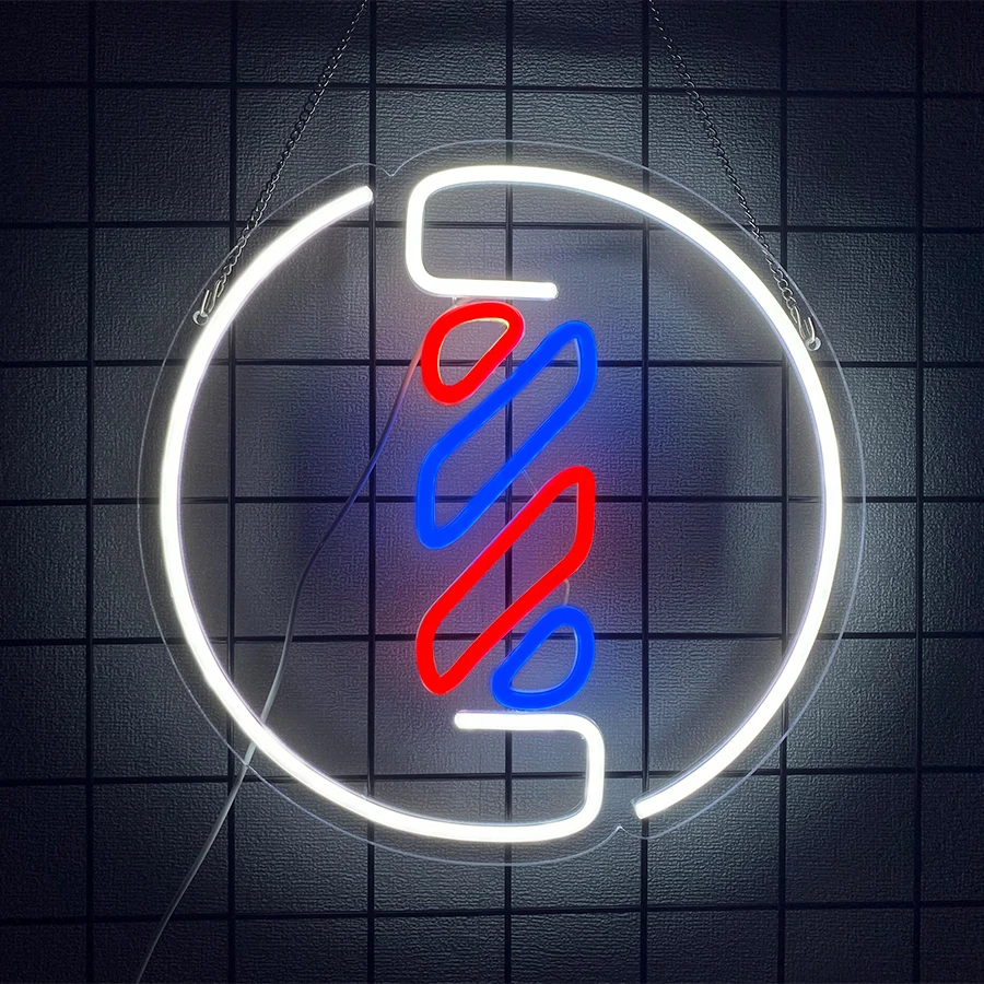 Неоновая вывеска серии парикмахерских, лучший подарок для парикмахеров, питание от USB, используется для делового декора салонов красоты и салонов