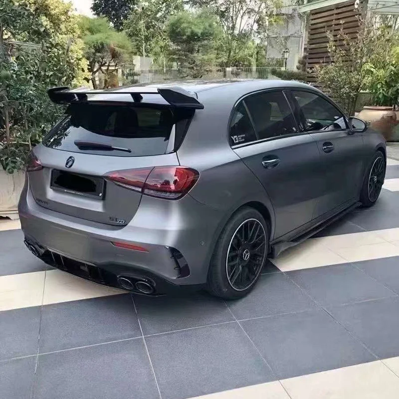 Complete OEM Facelift Conversion & Custom BuildW177 A250 Hatchback Carbon Fiber Rear Diffuser Lip For A-Class