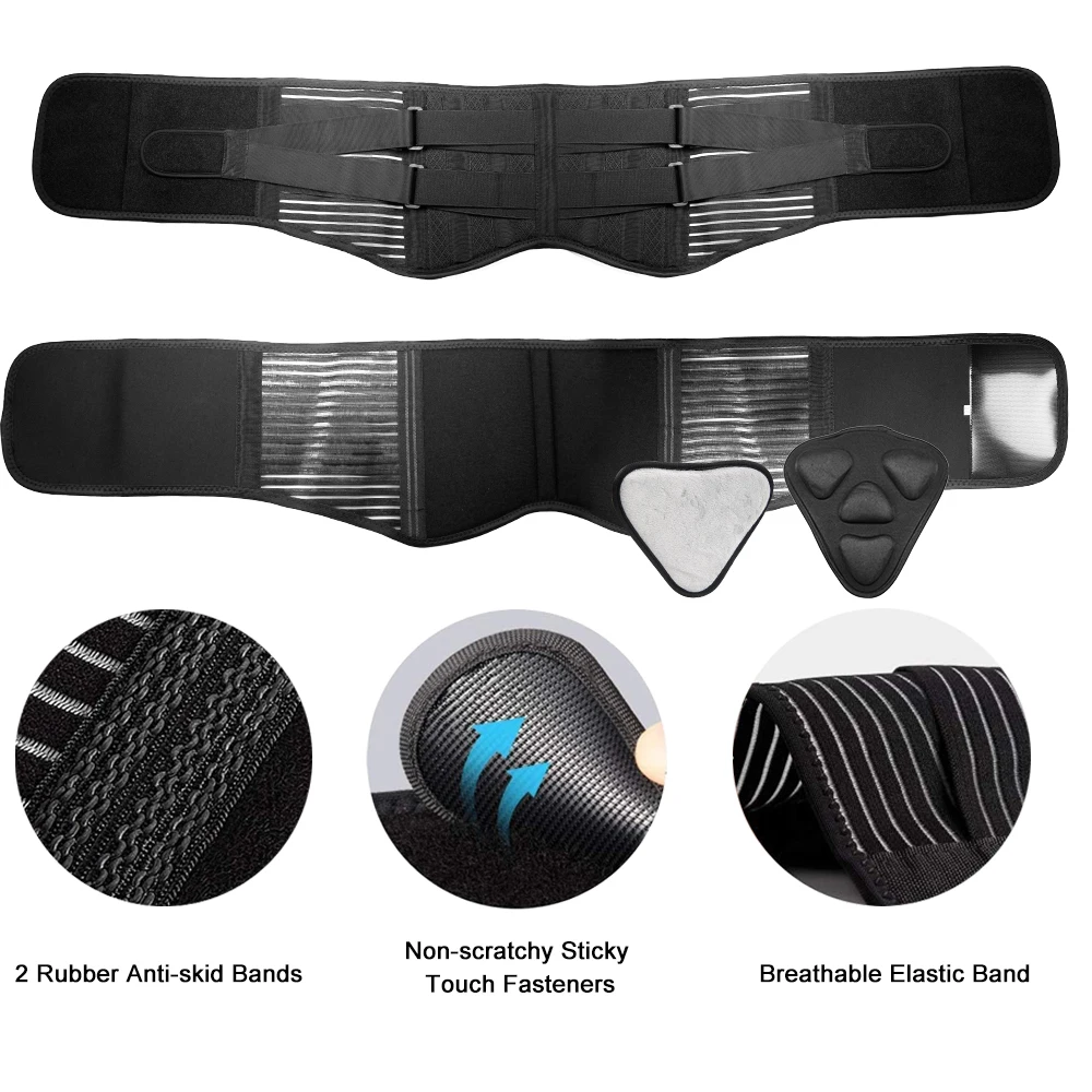 Back Braces for Lower Back Pain Relief with 3D Lumbar Pad,Back Support Belt for Men/Women for Work,Anti-skid Lumbar Support Belt