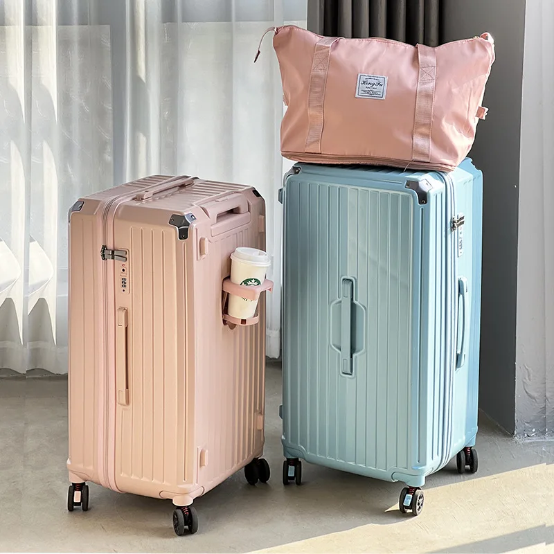 

Чемодан очень большой вместимости, чемодан на колесиках с пятью колесами, чемодан с паролем, чемодан для ручной клади, амортизирующий тормоз, универсальное колесо.