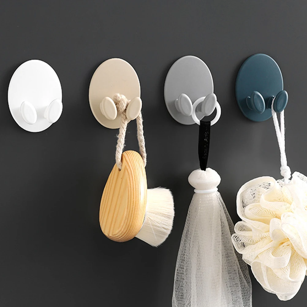 

4 pcs Power Cord Organizer Adhesive Plug Holder Multi-Function Cable Storage Rack For Plug Socket Hook Towel Key Phone Mount