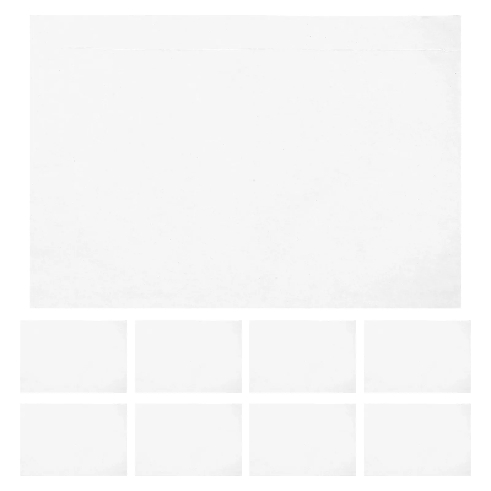 100pcs Clear Shipping Label Pouches Self-Adhesive Transparent Document Holder For Packing Mailing Storage Plastic Envelope