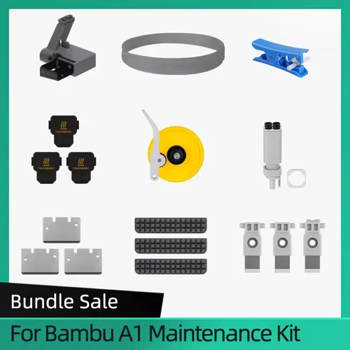 Kit de mantenimiento para Bambu A1, calcetín de silicona para Hotend para Bambu Lab A1, cortador de filamentos, accesorios para Bambu Ai, raspador de tubo de PTFE