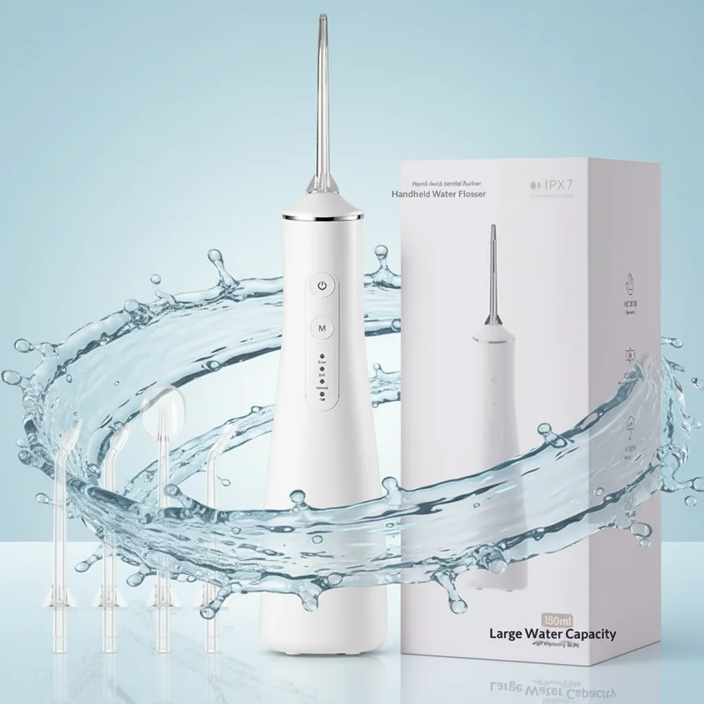 Orisalus Best Seller Professional Dental Water Jet Teeth Whitening Portable 3 Modes Cordless for Oral Irrigator Water Flosser