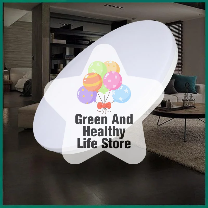 Round LED Ceiling Light Modern Home Decorative Ceiling Lighting Fixture 36/72/96W Living Room Badroom Indoor Kitchen Light