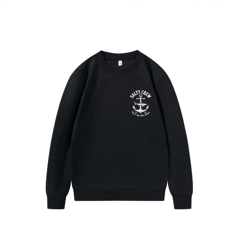 سويت شيرت رجالي مرساة الأسماك المالح طاقم تصميم طاقم الرقبة البلوز مريح صالح القوطي نمط الملابس هالوين في 2025