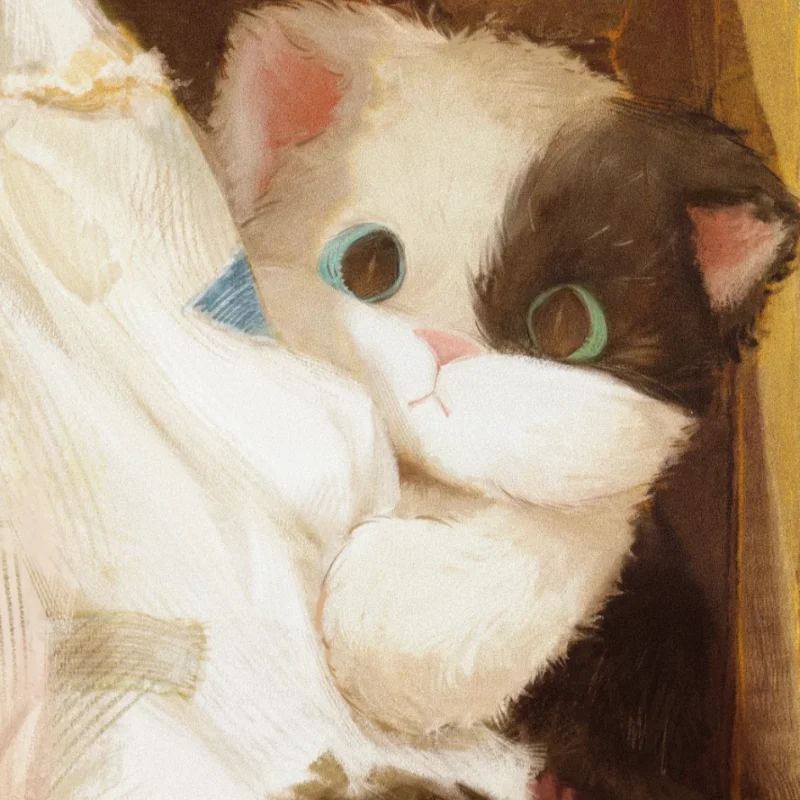 

Official Cat-Theme Palm-Sized Plush Bean Bag Doll Premium Gift Limited Collectible Birthday Present For A Cute Girl Friend