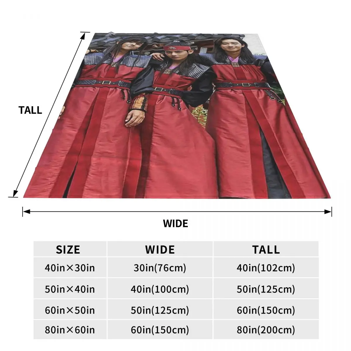 Cast Of Hwarang TV Blanket Soft Warm Flannel Throw Blanket Bedding for Bed Travel Home Couch