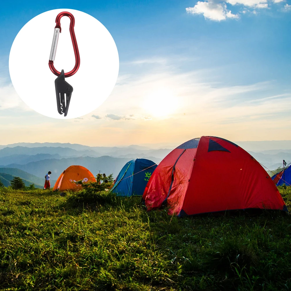 

10Pcs WindProof Outdoor Tent Clips Camping Tarp Fixing Clamps Strong Grip Gear