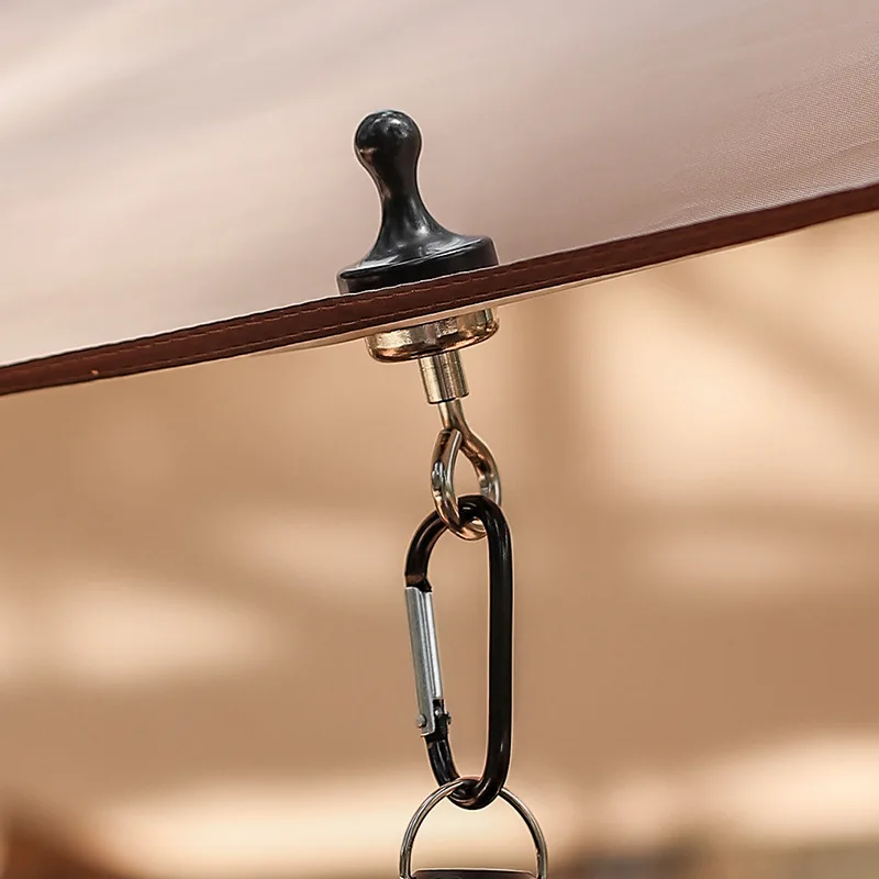 Portable Outdoor Magnetic Tent Hook Multi-purpose Ceiling Buckle Clamp Suction Cup Camping Rope Retainer Lamp Hook