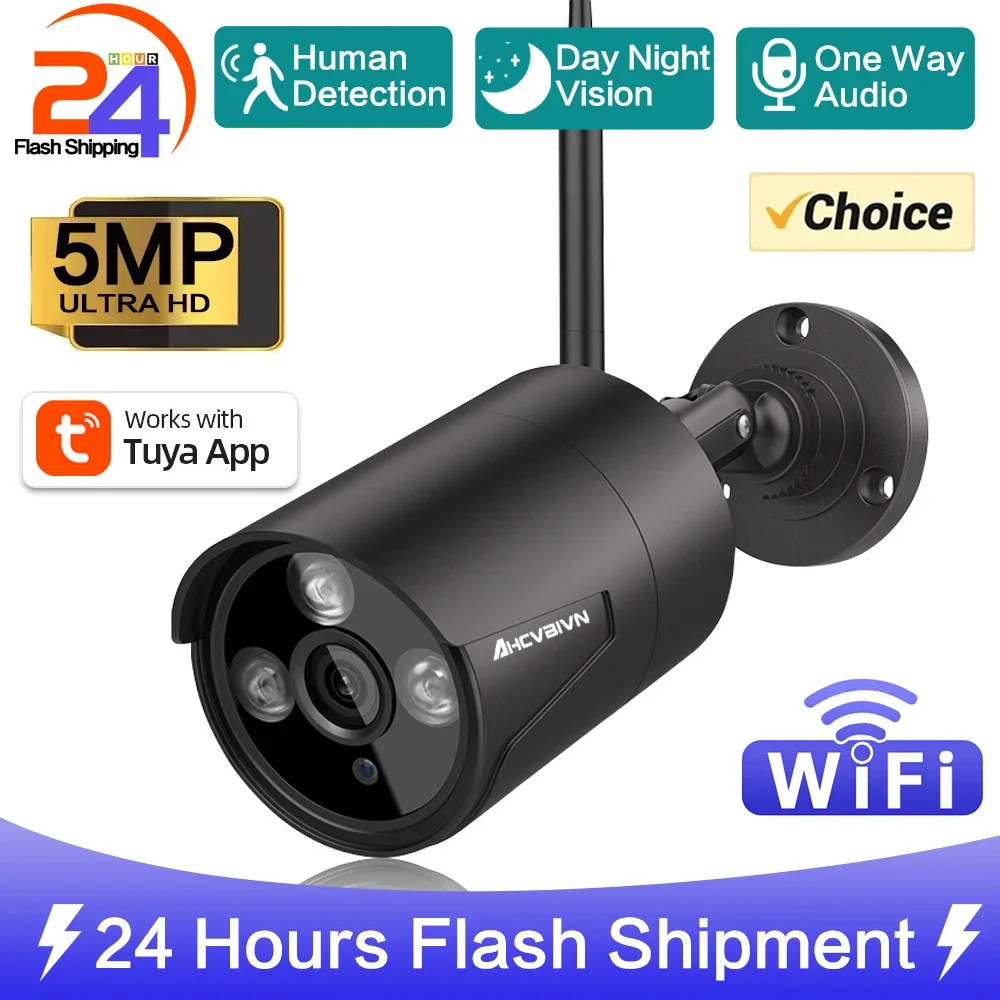 tuya smart life home camera de seguranca ip cam camera de vigilancia cctv trabalhar com tuya app wifi 5mp 01