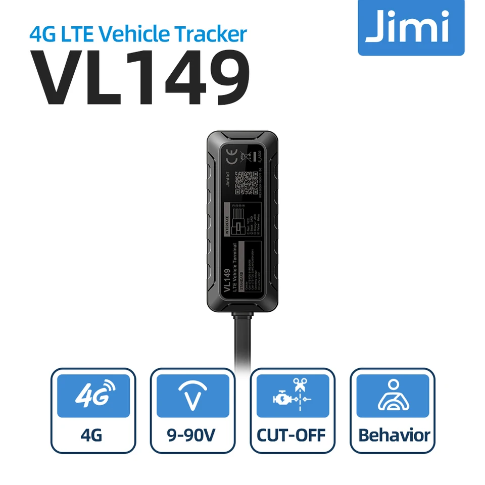 Jimi VL149 4G Mini GPS Tracker With Real-time Tracking Smart