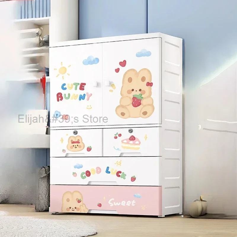 

Baby Cabinet Drawers Children Wardrobes Storage Hangers Children Wardrobes Organizers Penderie Enfant Room Furniture MR50CW