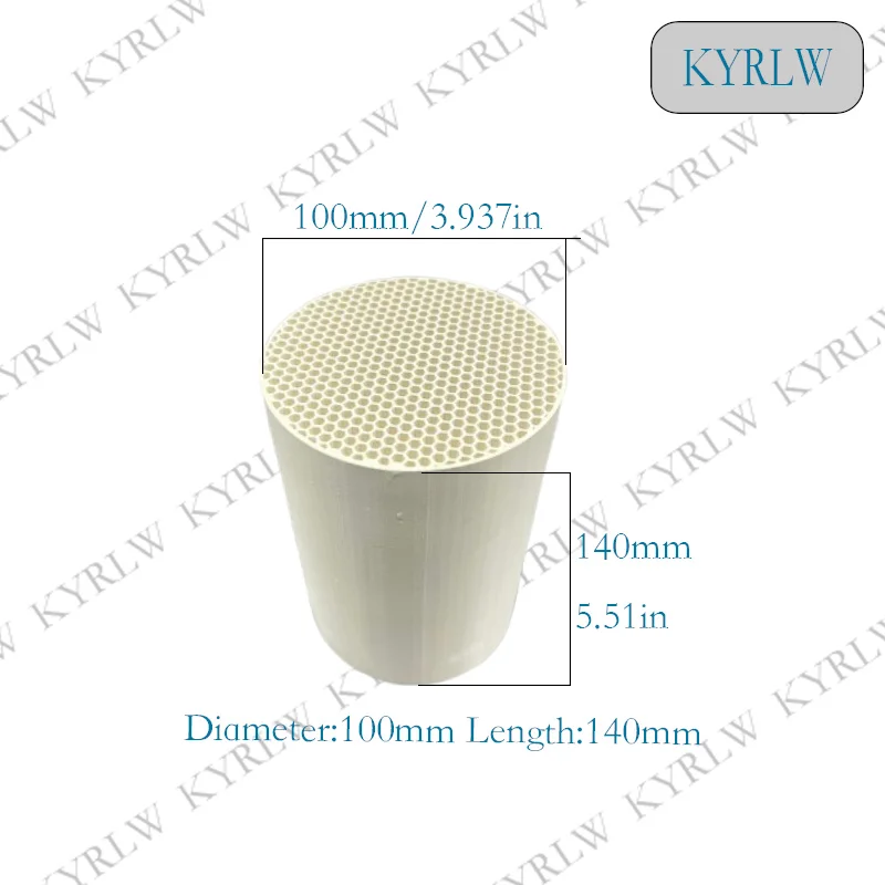 

100*140/145mm Ceramic Honeycomb Regenerator thermal Storage heat Accumulator Heat Exchanger ceramic honeycomb heat recovery