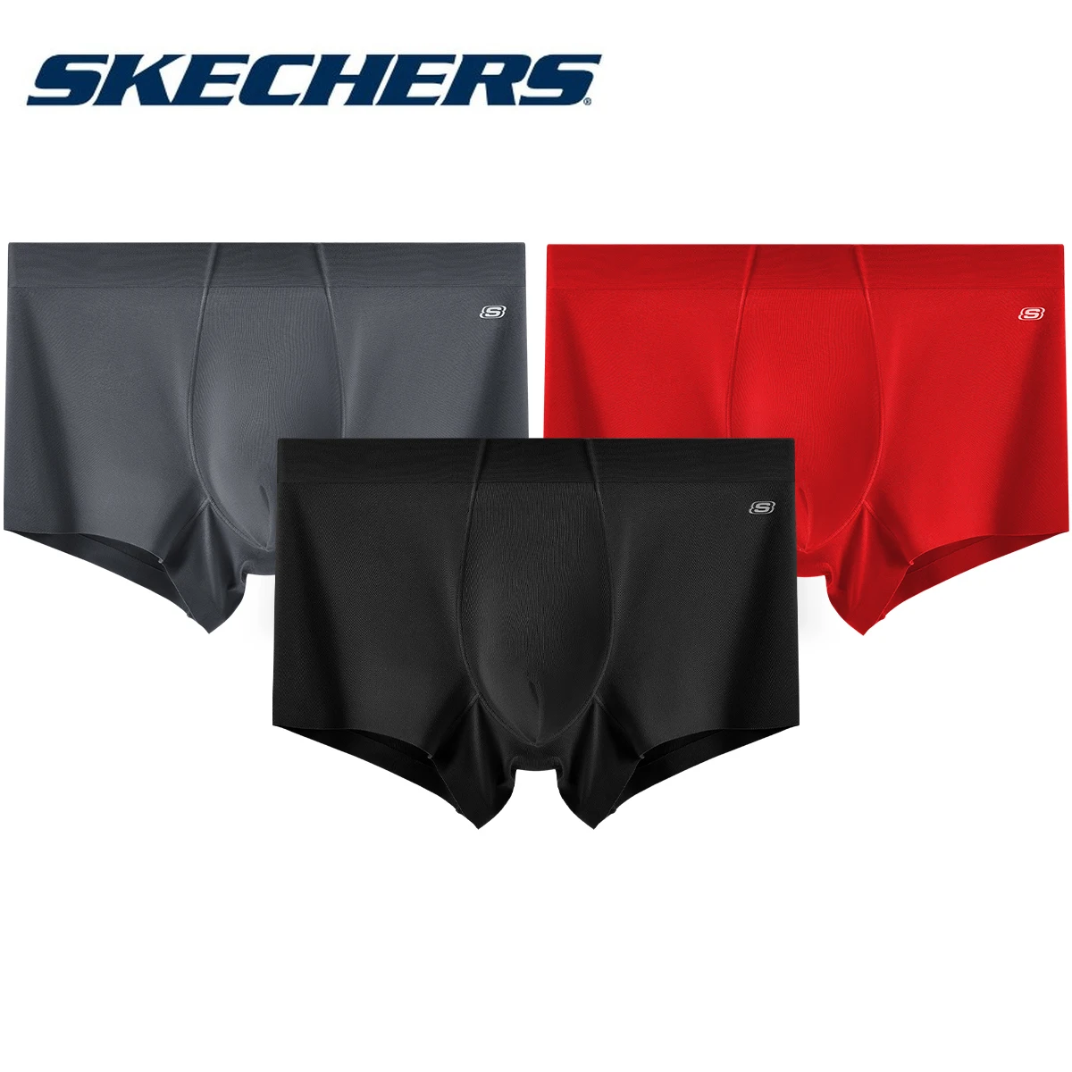 

Набор мужских трусов Skechers из 3 штук: боксеры, трусы-шорты, хлопковые, дышащие, эластичные, мужское нижнее белье