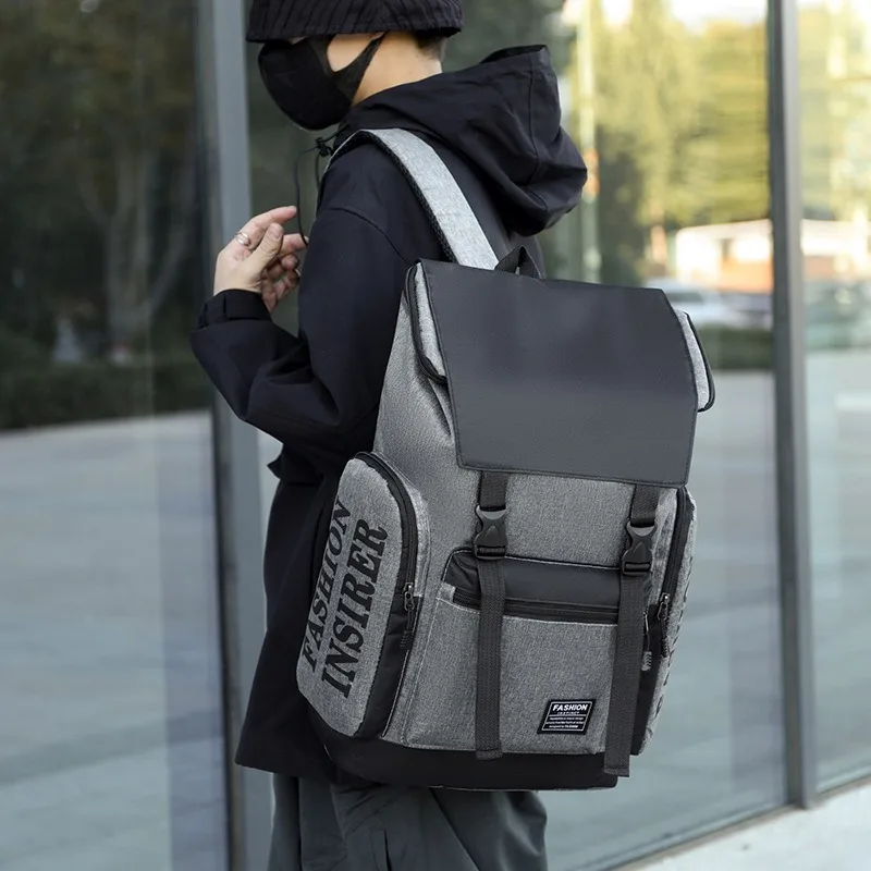 Mochilas De Hombre Large Capacity Travel Bag Men\'s Backpack Multifunctional Casual Business Laptop School Bag Can Be Boarded