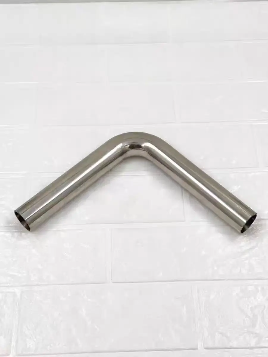 19/25/32/38/45/51/57/63mm Pipe OD Butt Weld 90 Degree Elbow Long Bend SUS304 Stainless Sanitary Fitting L=100mm Homebrew