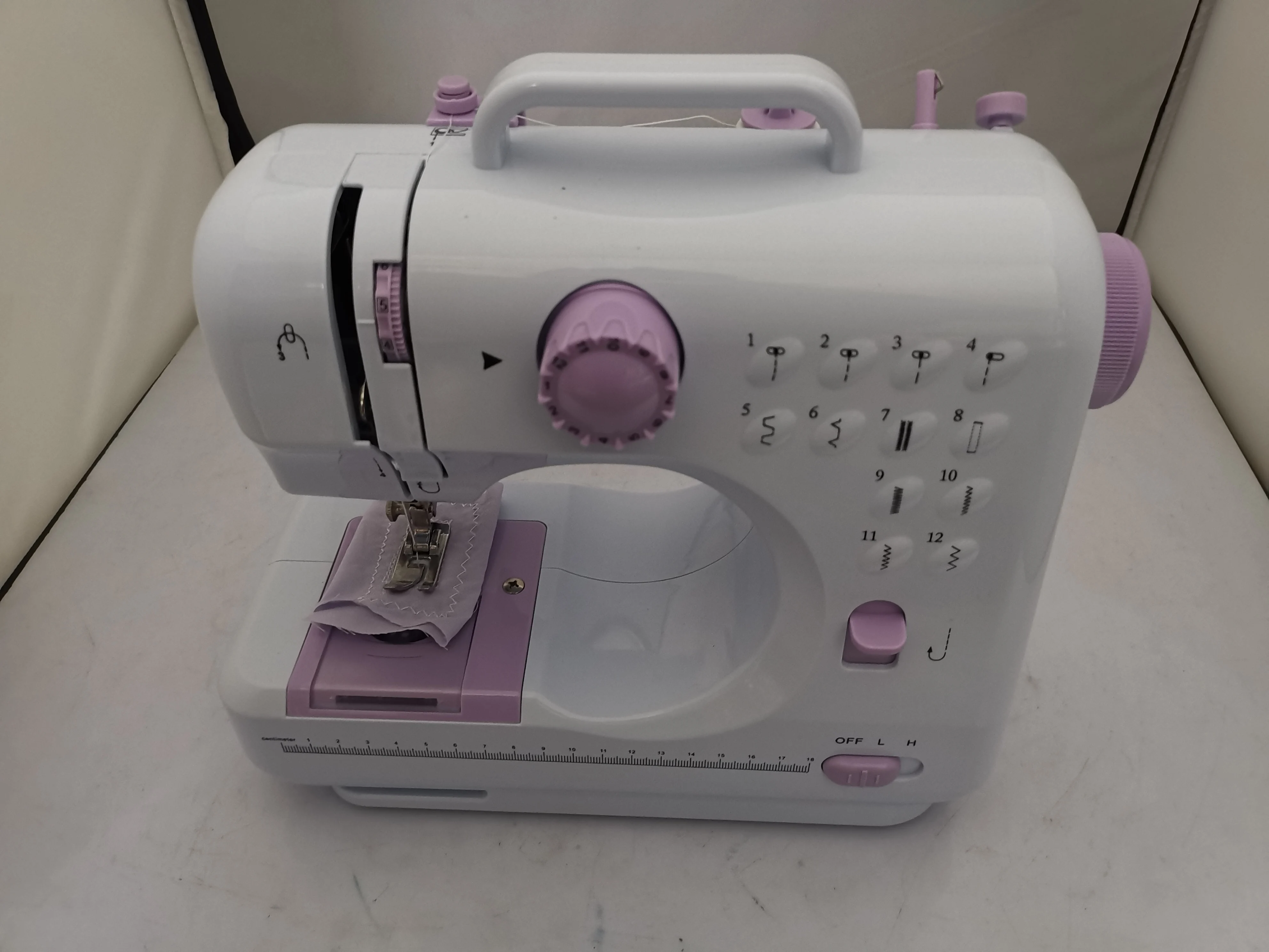 Small Mini Electric Household Sewing Machine, 505A Upgraded Multifunctional Sewing Machine with Overlock