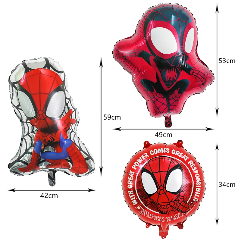 Spidey and His Amazing Friends Birthday Party Decoration New Combination Balloons Set For Event Supplies Backdrop Banner Balloon view 6