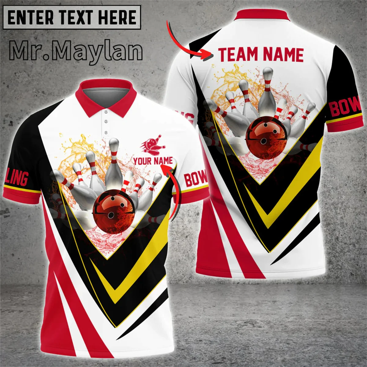 

Футболка-поло с 3D-принтом в виде боулинга, летняя повседневная футболка без рукавов