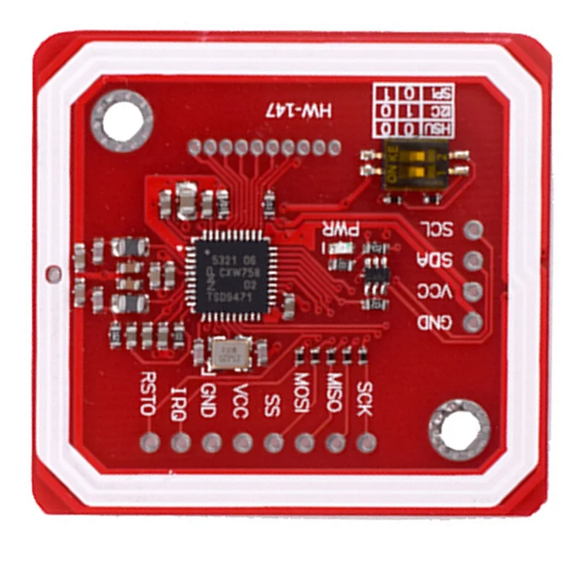 BNVN - Nowy moduł bezprzewodowy NFC RFID PN532 V3 Zestawy użytkownika Tryb czytnika i pisarza Karta IC S50 PCB Antena I2C IIC SPI HSU