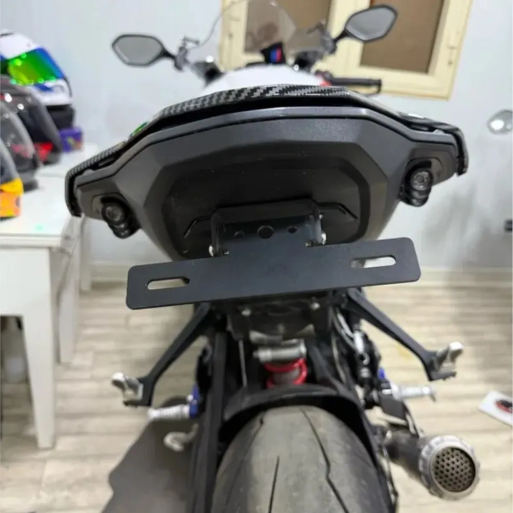 S1000R M1000R M1000RR FOR BMW S1000R/Sport / M Sport 2021-2026 License Plate Holder Rear Tail Tidy Fender Eliminator Kit Bracket