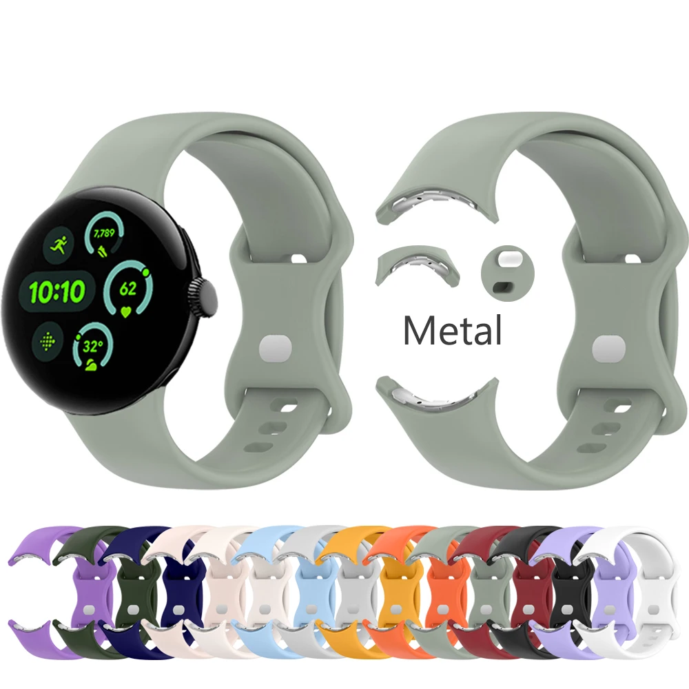 สายนาฬิกาสปอร์ตสําหรับ Google Pixel Watch 3 41 มม. 45 มม. Soft Breathable สร้อยข้อมือสําหรับ Pixel Watch 1 Pixel Watch 2 สายนาฬิกา