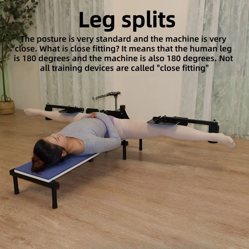 Split splits trainer dance yoga leg ligament pressing stretching muscle stretching hip opening frog crawl